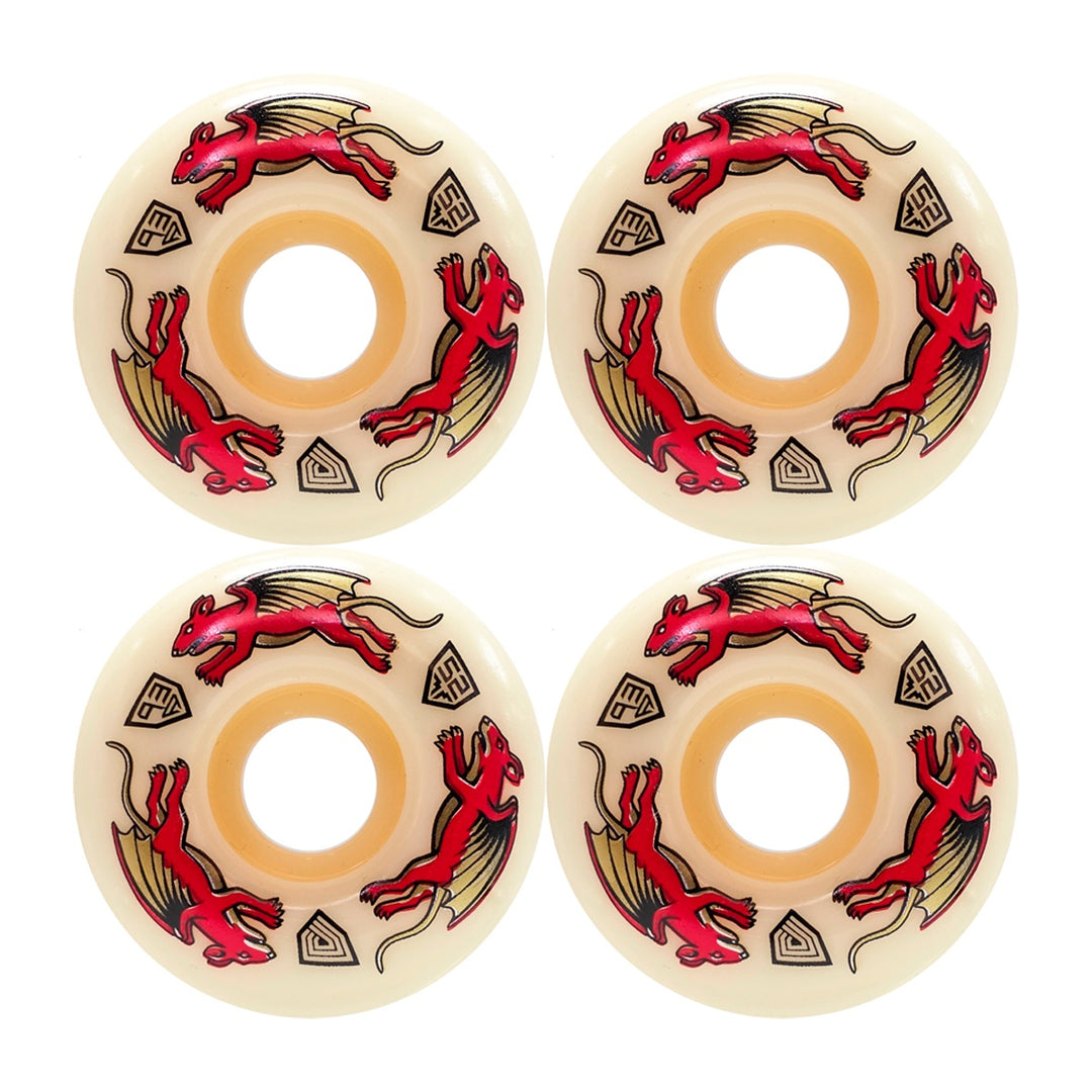 POWELL PERALTA DRAGON FORMULA NANO RAT 52mmx34mm 93A スケートボード スケボー ウィール