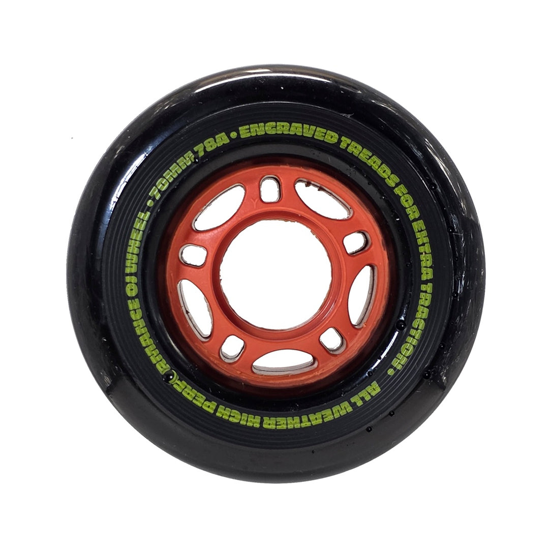 THUNDER JUICE DIRT TIRES BLK 70mm 78A スケートボード スケボー ウィール