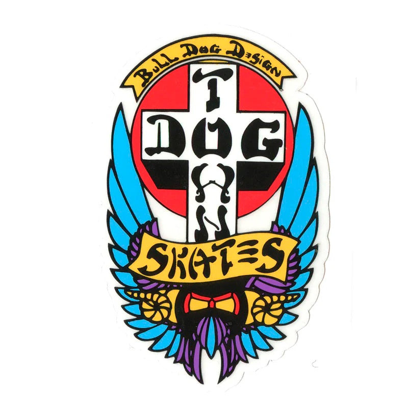 BULL DOG 5.1cm スケートボード スケボー ステッカー シール