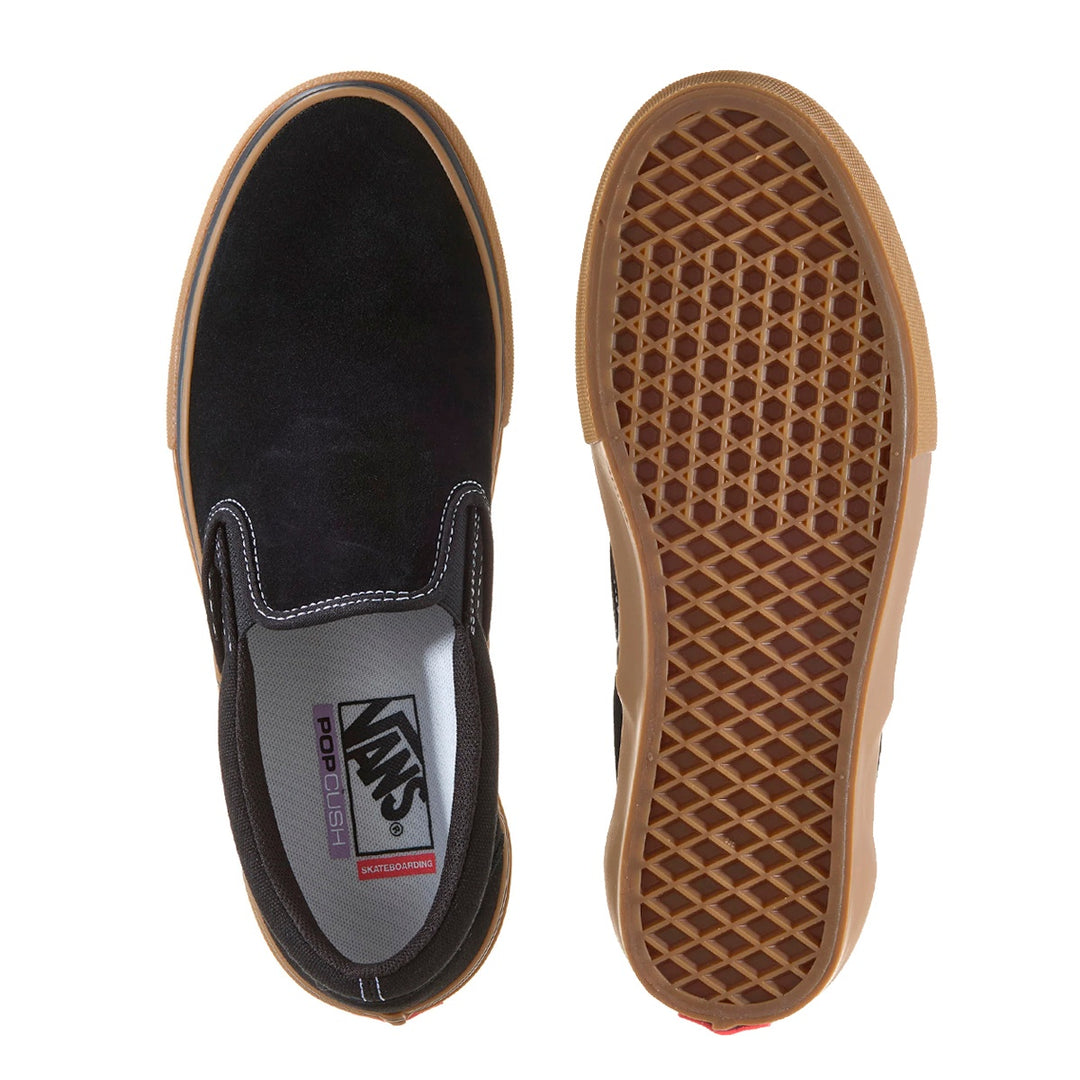 VANS SKATE SLIP-ON スリッポン BLACK/GUM/WHITE