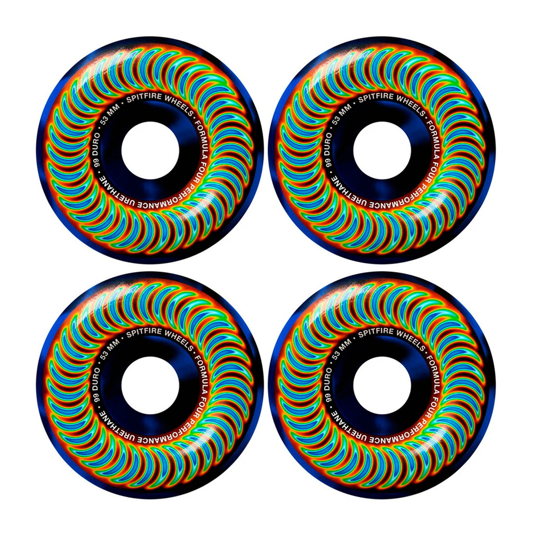 F4 99 CLASSIC RADIOACTIVE BLACK/BLUE SWL 53mm