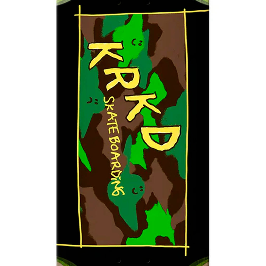 TEAM CAMO BLACK 8.25 スケートボード スケボー デッキ