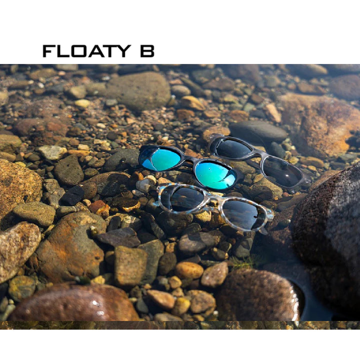 FLOATY B RP Black Matte x Green Mirror Polarized U1327-C01S01