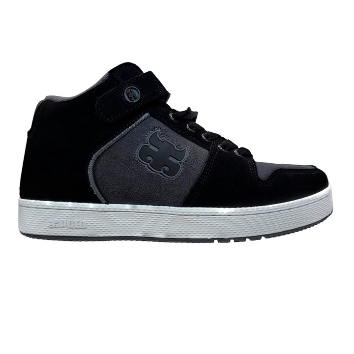 GRASSHOPPER BLACK AND GREY SUEDE