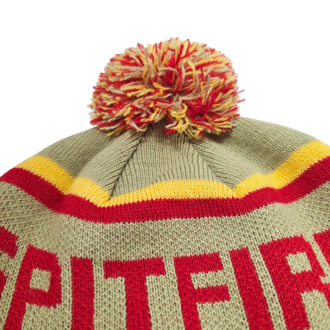 CLASSIC’87 FILL POM BEANIE (TAN/GOLD)