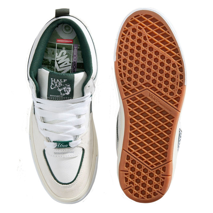 VANS SKATE HALF CAB WAFFLECUP Una Farrar ハーフキャブ ワッフルカップ WHITE/BLACK スケートボード スケボー シューズ スケシュー スニーカー 靴 メンズ
