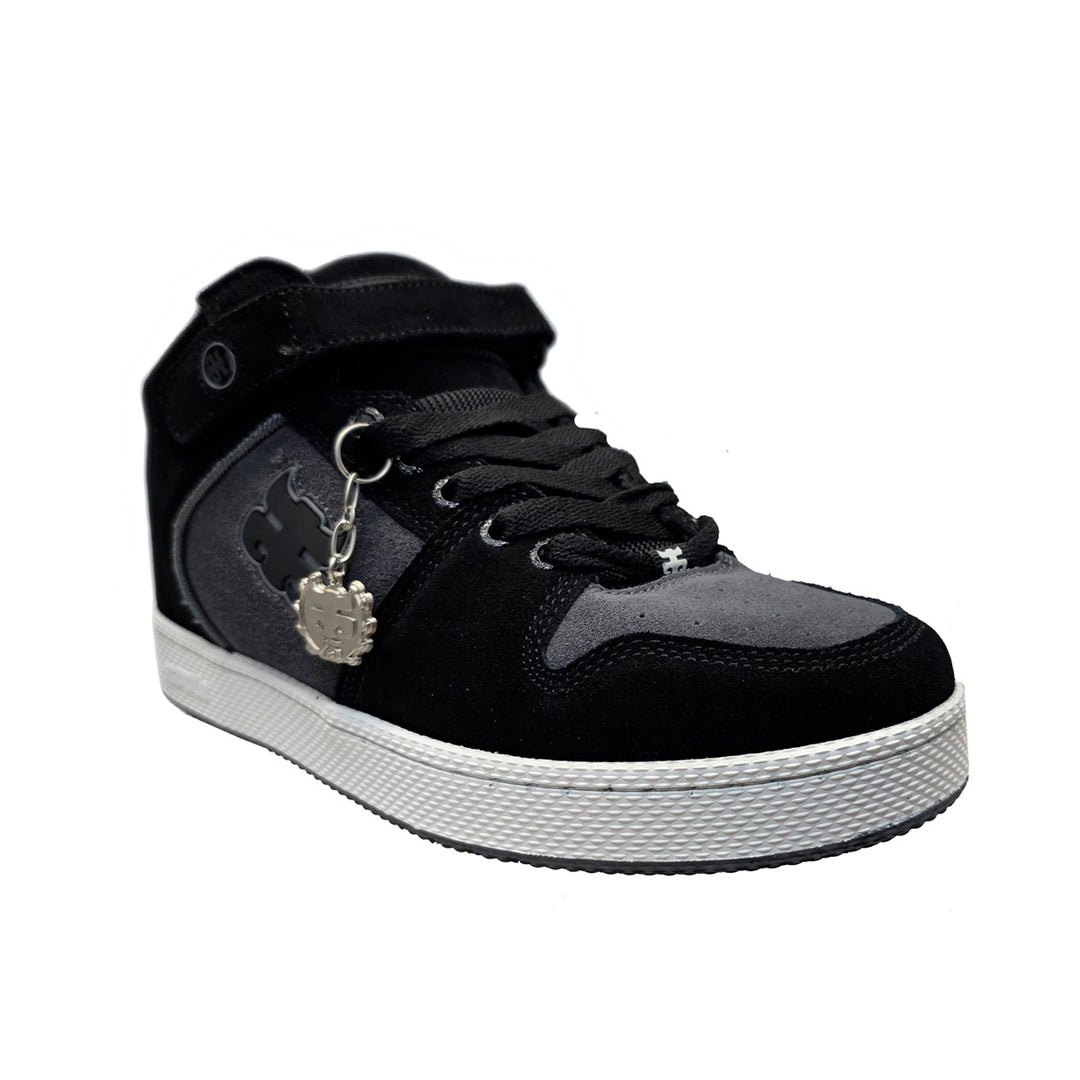 GRASSHOPPER BLACK AND GREY SUEDE
