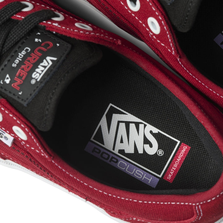 VANS SKATE CURREN CAPLES (カレン・ケープルズ) RED/WHITE