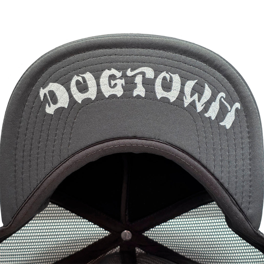 CROSS LETTER FLIP MESH HAT CHARCOAL スケートボード スケボー キャップ メンズ アパレル 帽子