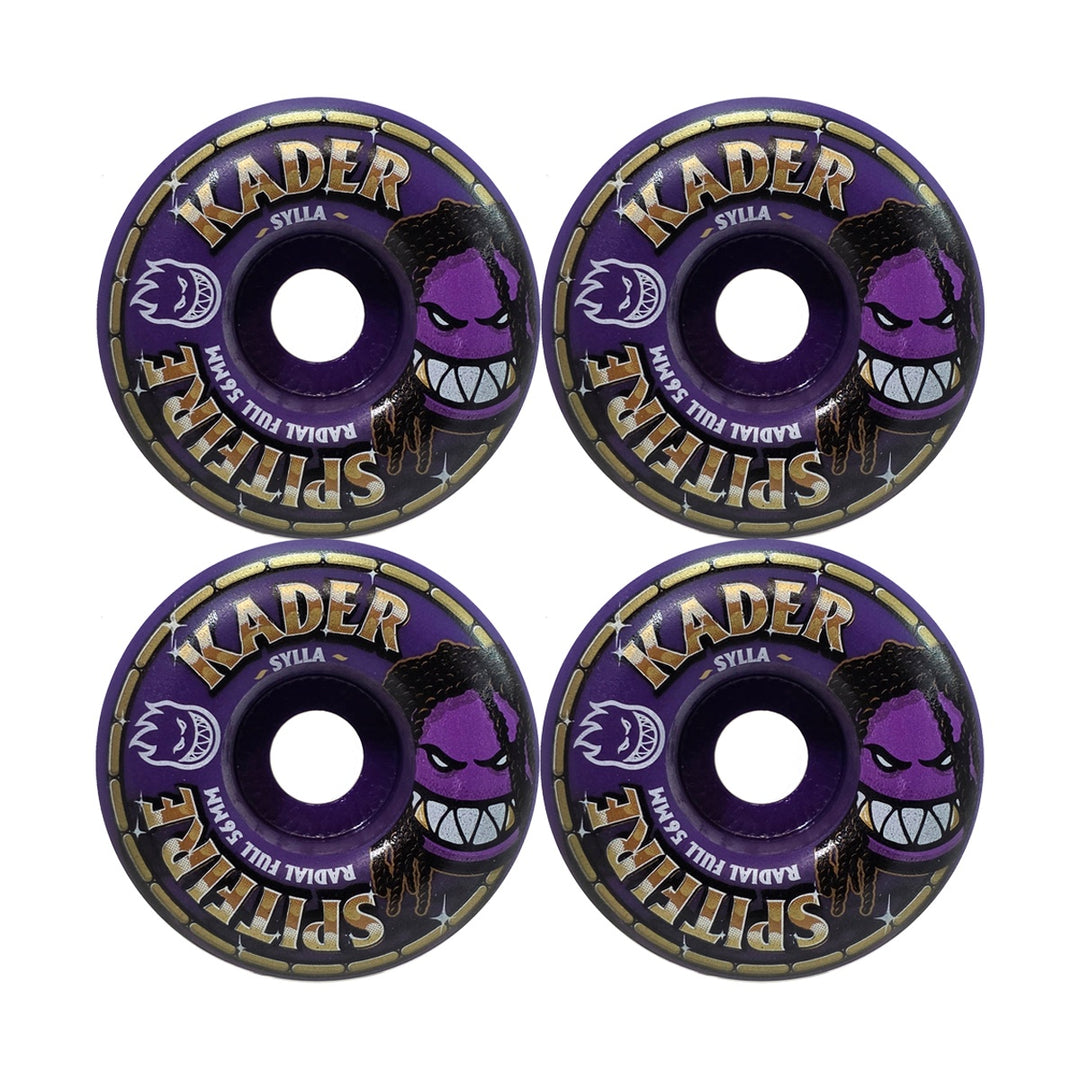F4 99 KADER ROLLY PURPLE/BLACK SWRL RADIAL FULLS 56mm