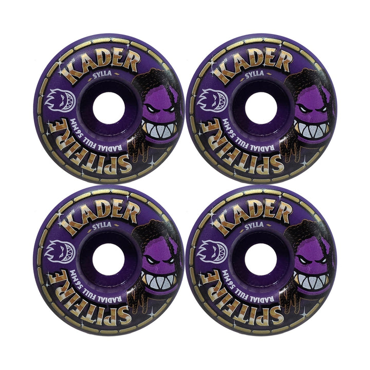 F4 99 KADER ROLLY PURPLE/BLACK SWRL RADIAL FULLS 56mm