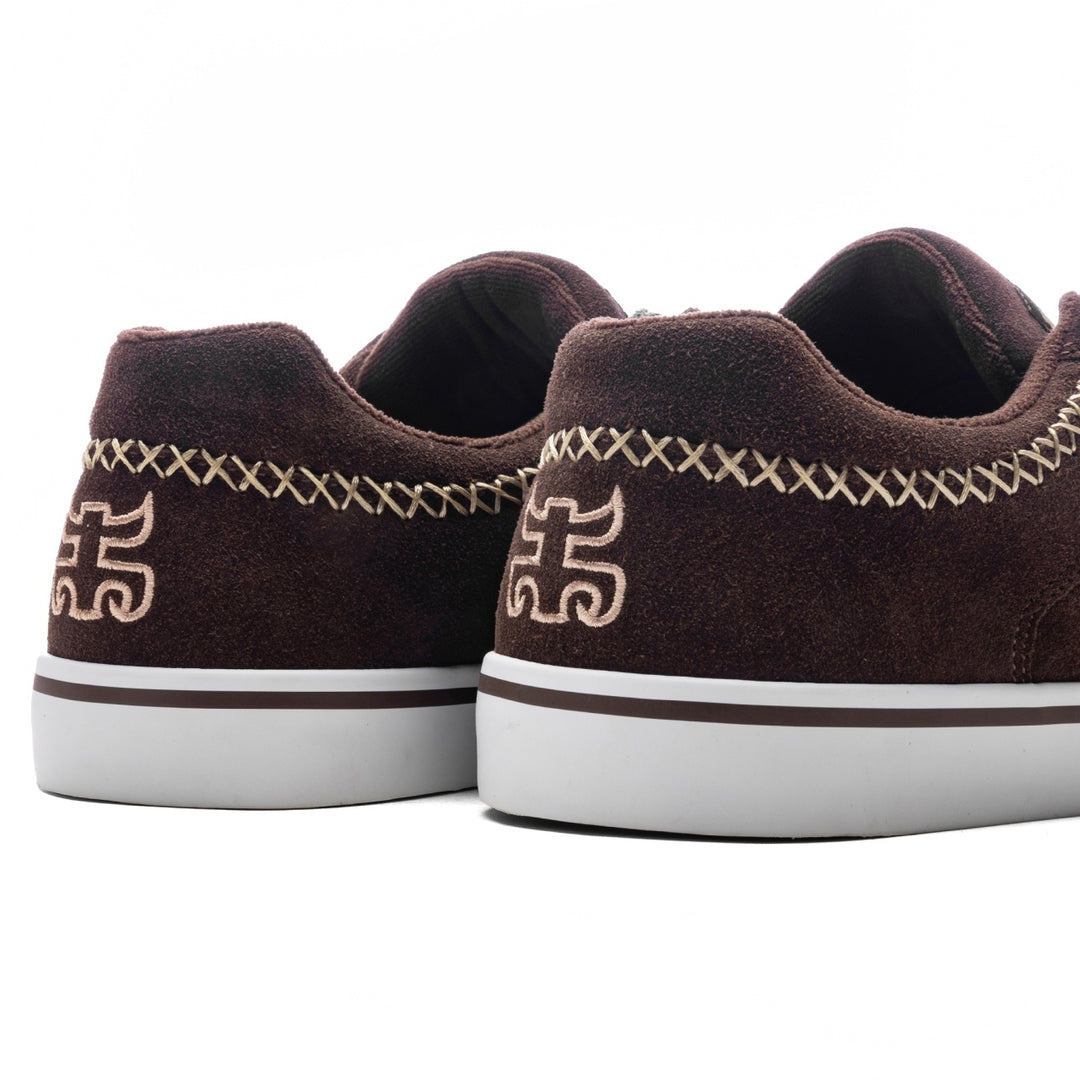 REED LOW BROWN SUEDE