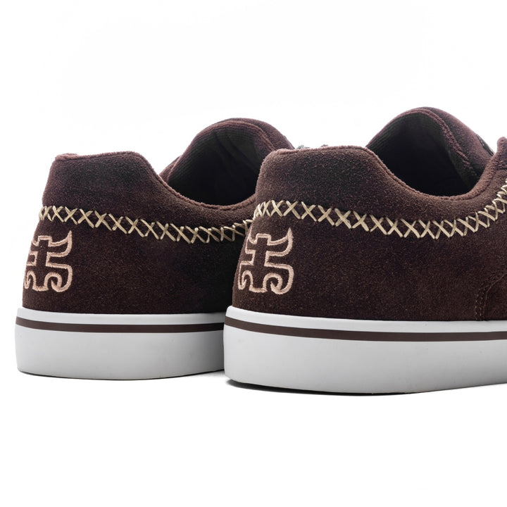 REED LOW BROWN SUEDE
