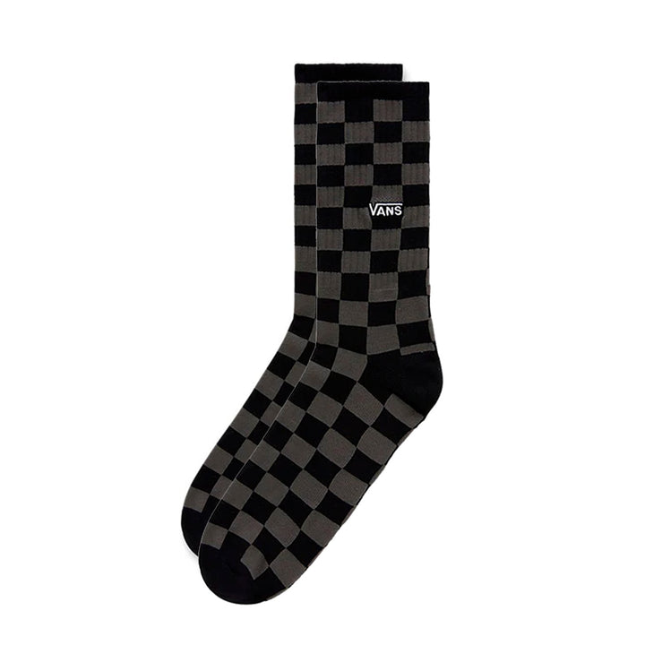 CHECKERBOARD CREW SOCKS BLACK/CHACOL スケートボード スケボー キャップ メンズ クルーソックス 靴下 ソックス