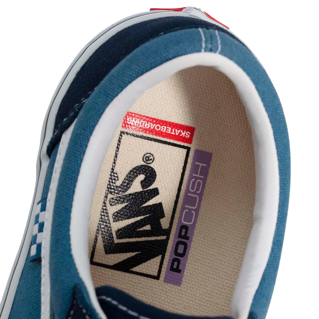 VANS SKATE OLD SKOOL (オールドスクール) NAVY/WHITE スケートボード スケボー シューズ スケシュー スニーカー 靴 メンズ