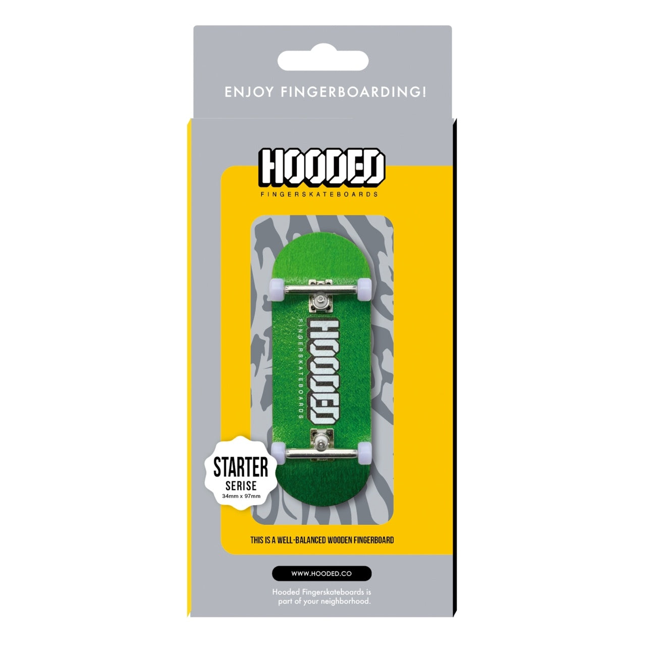 指スケ】HOODED STARTER COMPLETE フィンガースケートボード (FOREST