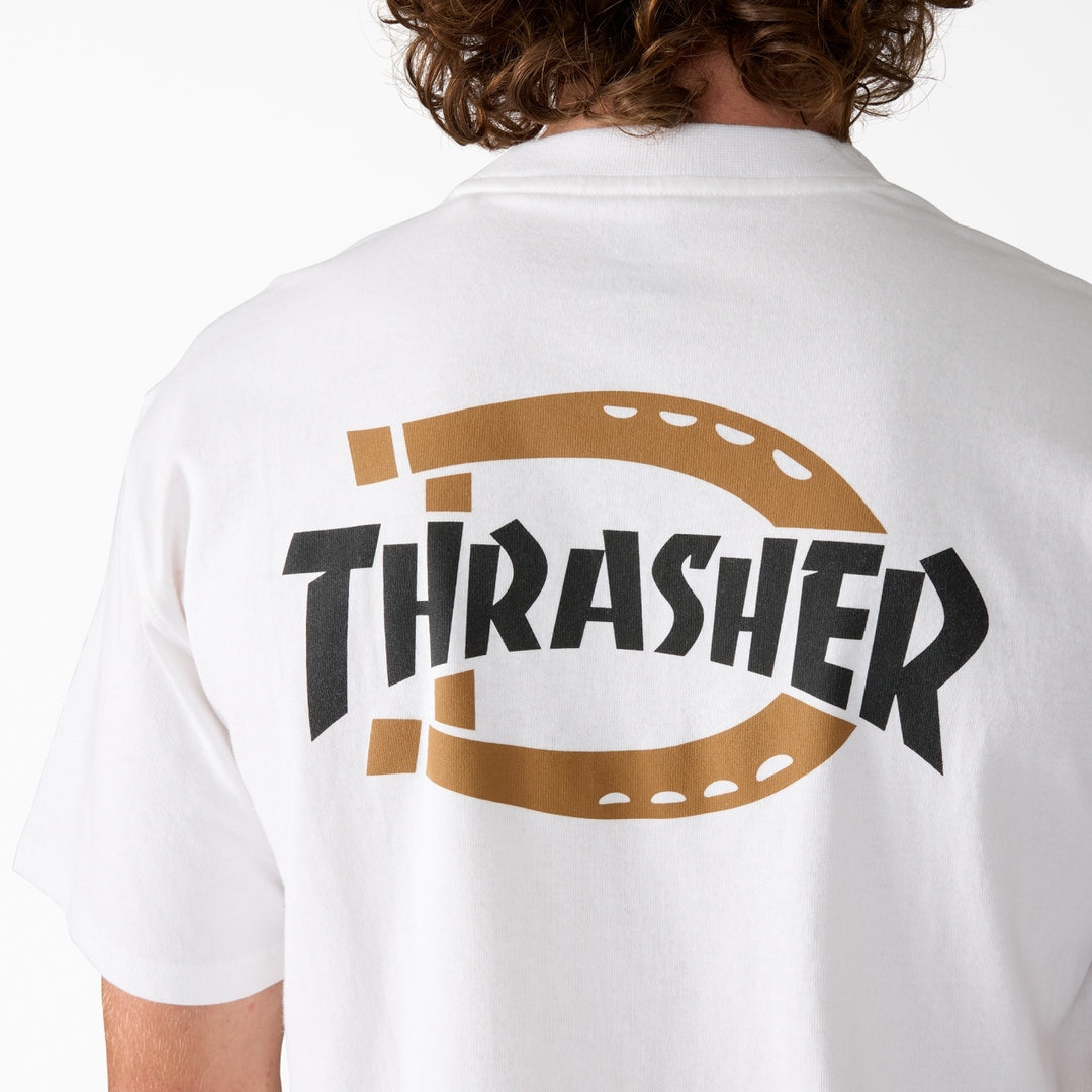 DICKIES X THRASHER S/S SHIRTS ホワイト Lサイズ
