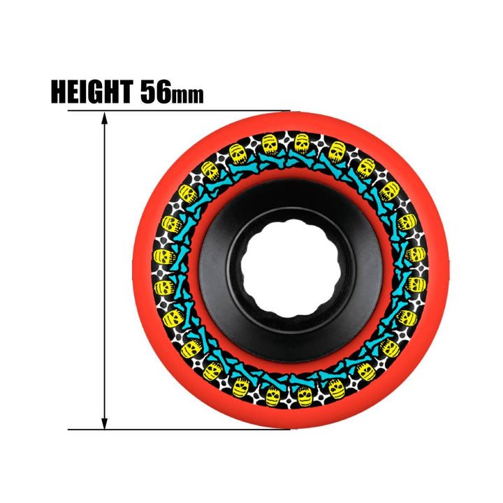ATF ALL TERRAIN FORMURA ROUGH RIDERS RED 56mm 80A スケートボード スケボー ウィール