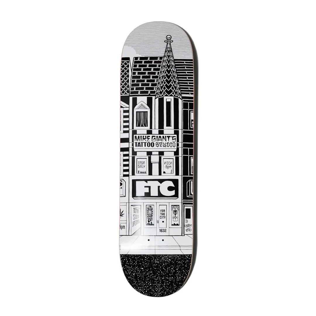 MIKE GIANT X FTC THE BLOCK WHITE 8.5 スケートボード スケボー デッキ