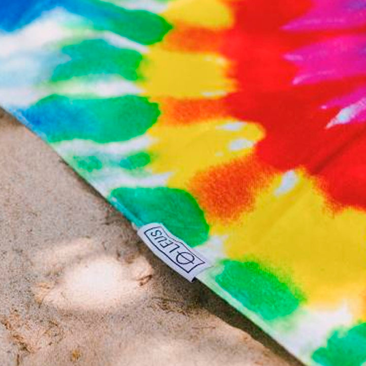 BEACH ECO TOWEL (TIEDYE RAINBOW)