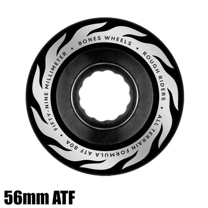 ATF ROUGH RIDERS RUNNERS ETERAL FLAME BLACK 56mm 80A (ソフトウィール)