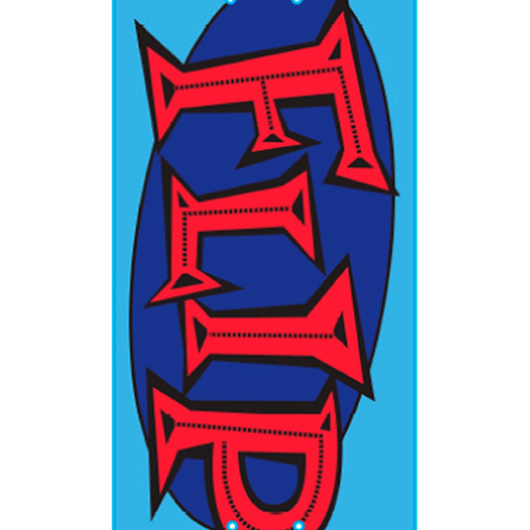 OVAL LOGO BLUE/RED 7.375 キッズサイズ スケートボード スケボー デッキ