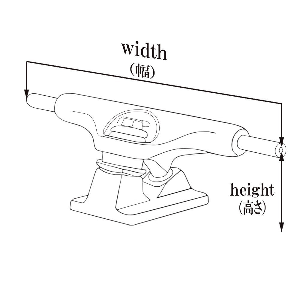 TENSOR TRUCKS MAGLIGHT 5.0 HI (BLACK/BLACK)