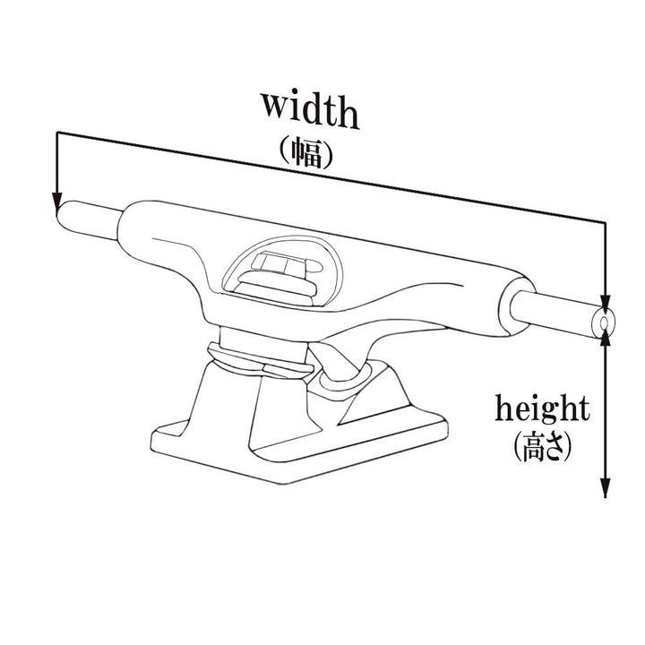 TENSOR TRUCKS MAGLIGHT 5.0 HI (BLACK/BLACK)