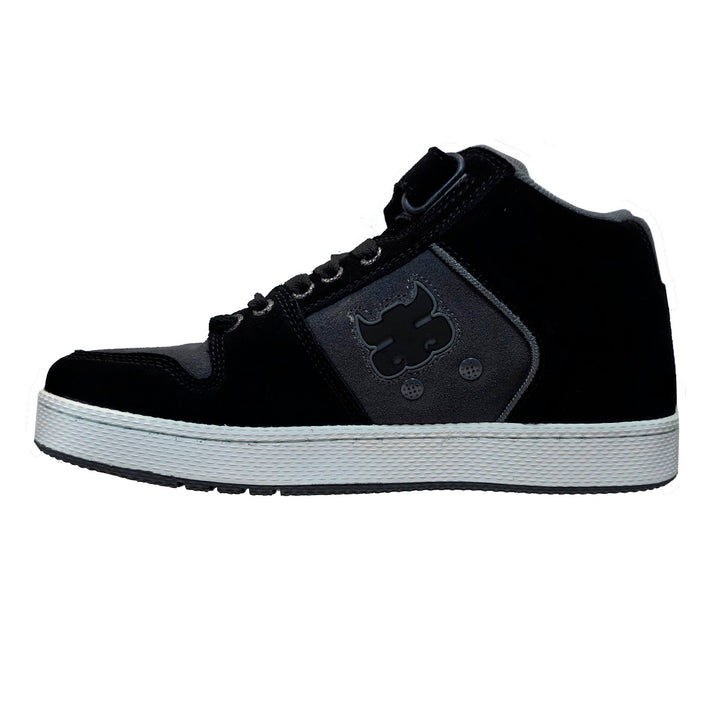 GRASSHOPPER BLACK AND GREY SUEDE