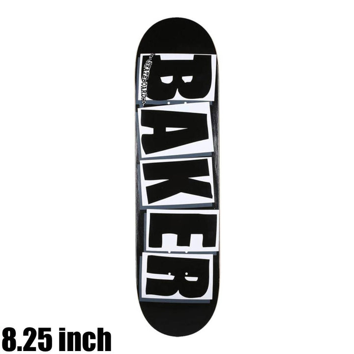 BRAND LOGO BLACK/WHITE 8.25