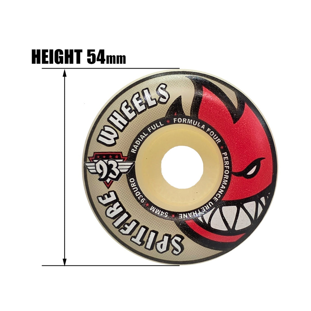 F4 93DURO SOFT SLIDERS RADIAL FULLS 54mm