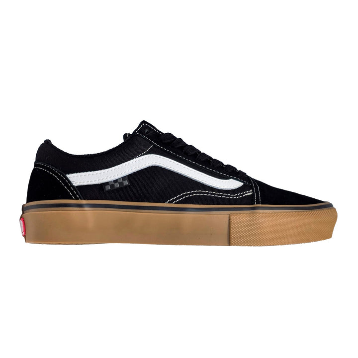 VANS SKATE OLD SKOOL (オールドスクール) BLACK/GUM/WHITE スケートボード スケボー シューズ スケシュー スニーカー 靴 メンズ