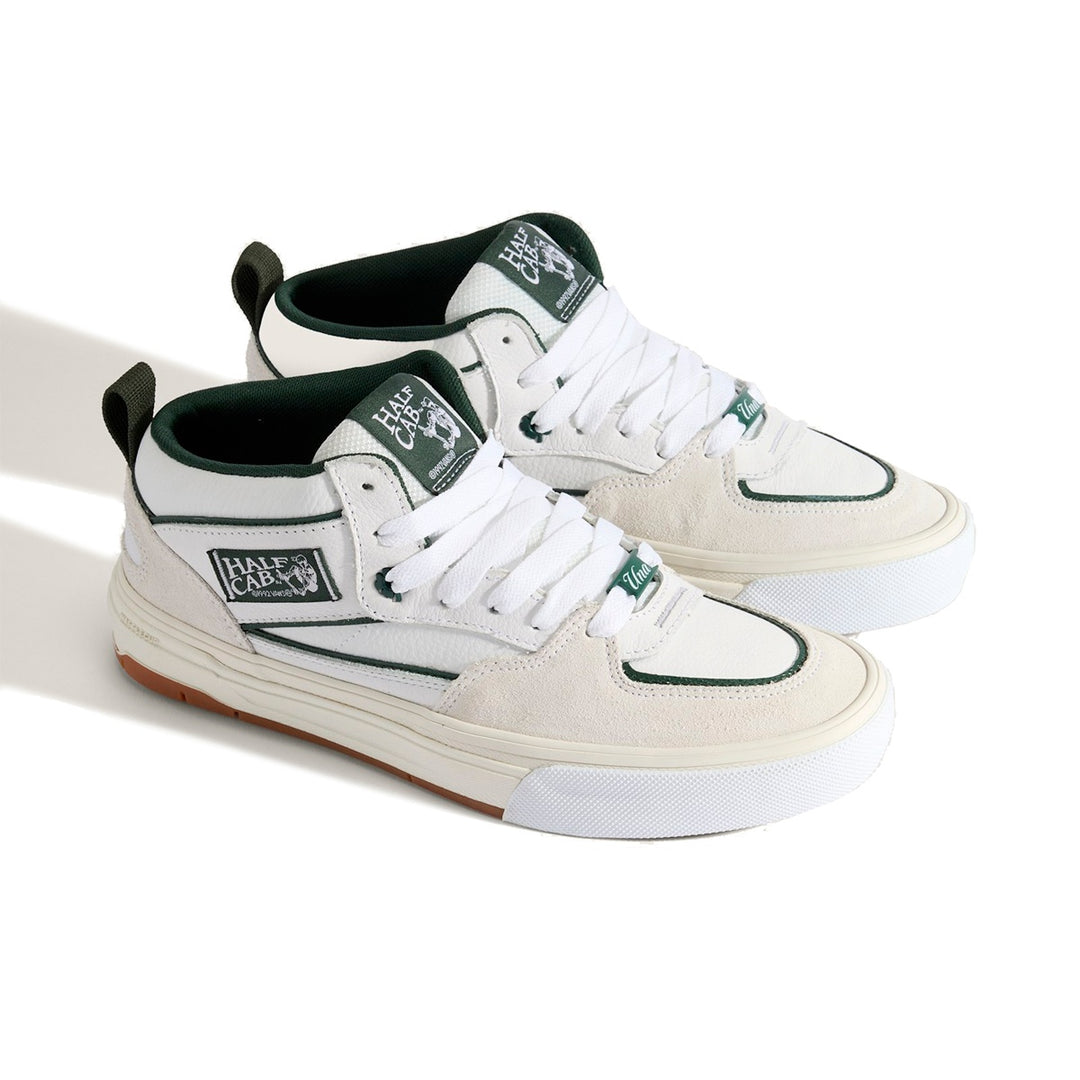VANS SKATE HALF CAB WAFFLECUP Una Farrar ハーフキャブ ワッフルカップ WHITE/BLACK スケートボード スケボー シューズ スケシュー スニーカー 靴 メンズ