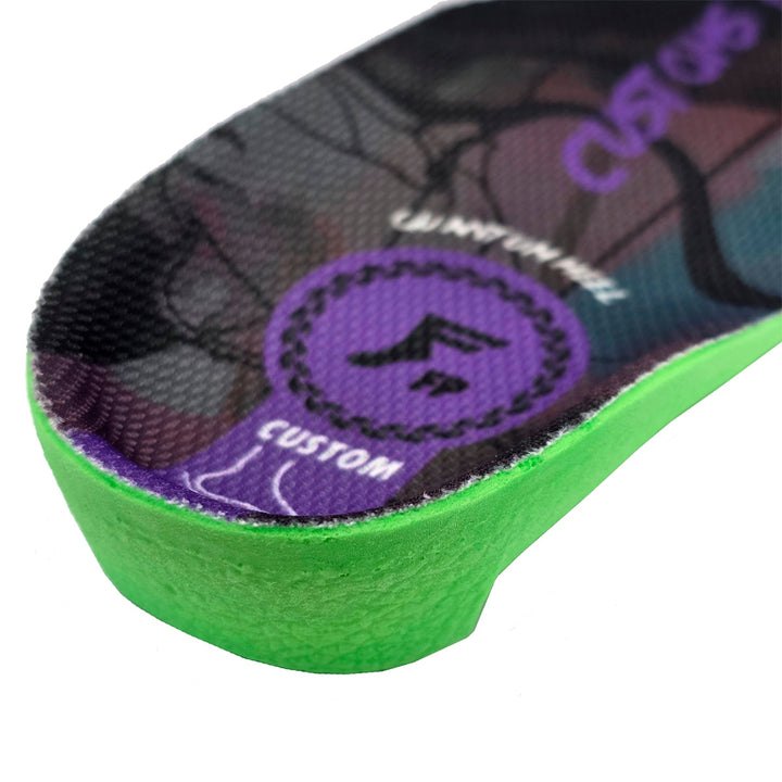 GAME CHANGERS PRO MID BLACKCAMO/PUPLE スケートボード スケボー インソール 中敷き