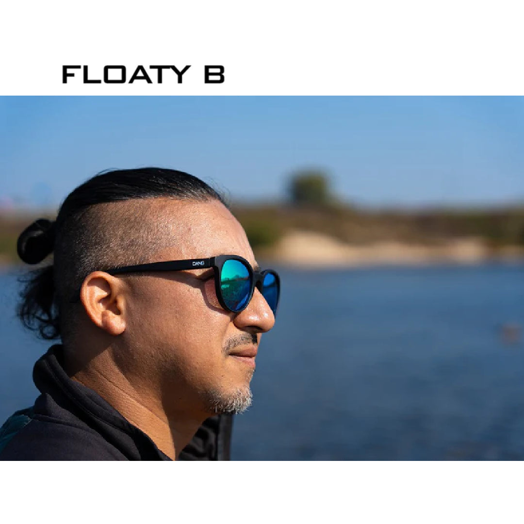 FLOATY B RP Black Matte x Green Mirror Polarized U1327-C01S01