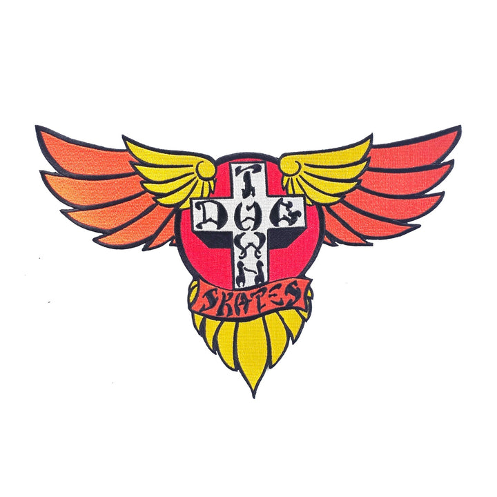 Dogtown Embroidered Patch Wings 30cm スケートボード スケボー パッチ ワッペン