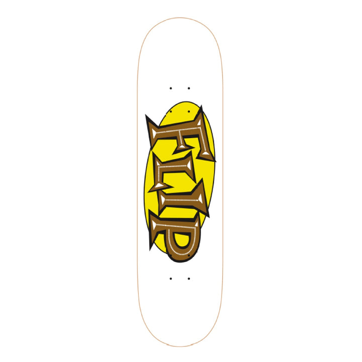 OVAL LOGO MUSTARD/WHITE 7.75 キッズサイズ スケートボード スケボー デッキ