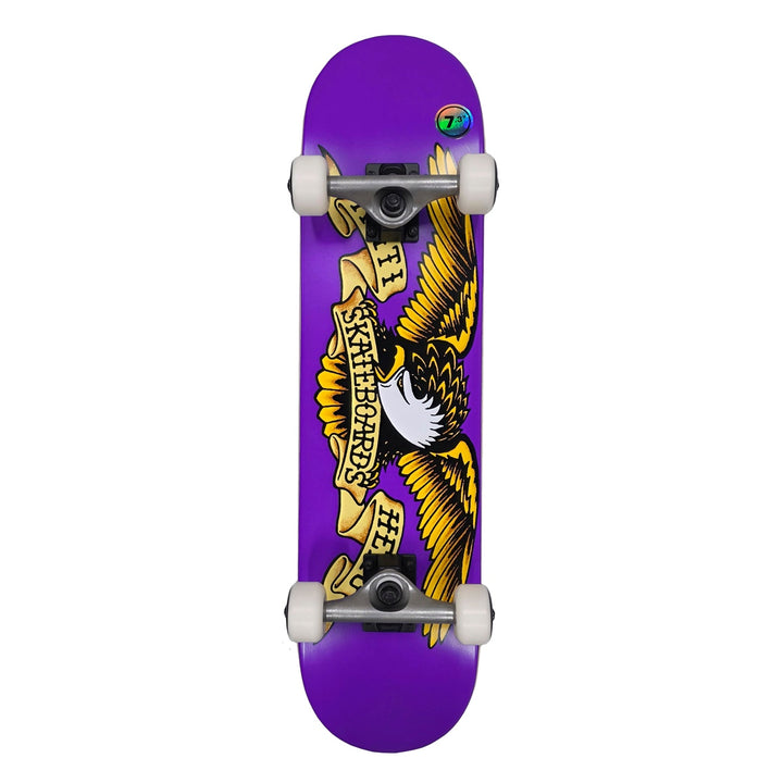 CLASSICS EAGLE PURPLE 7.3キッズサイズ スケートボード スケボー コンプリート 完成組立品 セット