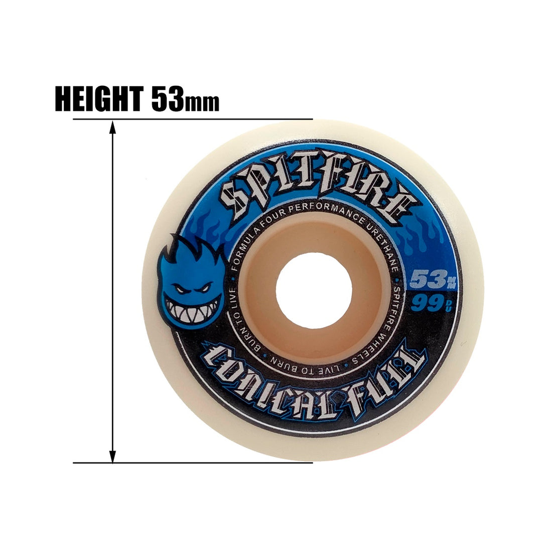 F4 99 CONICAL FULL 53mm スケートボード スケボー ウィール
