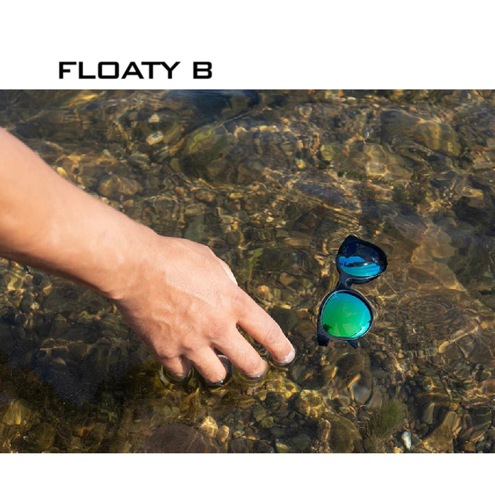 FLOATY B RP Black Matte x Green Mirror Polarized U1327-C01S01