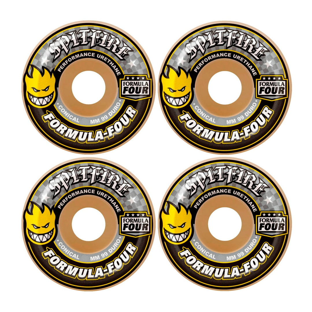 F4 99 DURO CONICAL YELLOW PRINT 56mm U2788-C01S01