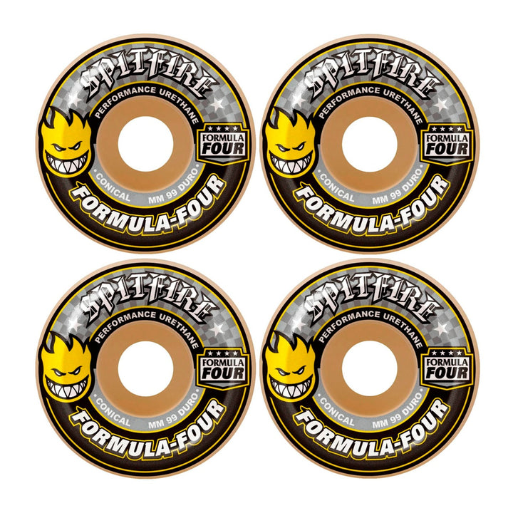 F4 99 DURO CONICAL YELLOW PRINT 56mm U2788-C01S01