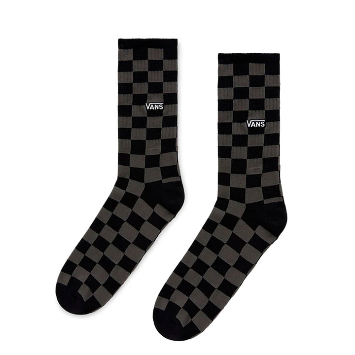 CHECKERBOARD CREW SOCKS BLACK/CHACOL スケートボード スケボー キャップ メンズ クルーソックス 靴下 ソックス