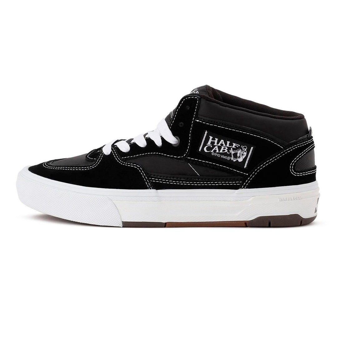 VANS SKATE HALF CAB WAFFLECUP ハーフキャブ ワッフルカップ BLACK/WHITE スケートボード スケボー シューズ スケシュー スニーカー 靴 メンズ