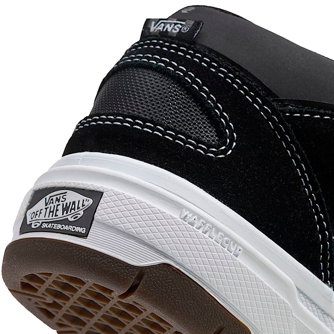 VANS SKATE HALF CAB WAFFLECUP ハーフキャブ ワッフルカップ BLACK/WHITE スケートボード スケボー シューズ スケシュー スニーカー 靴 メンズ