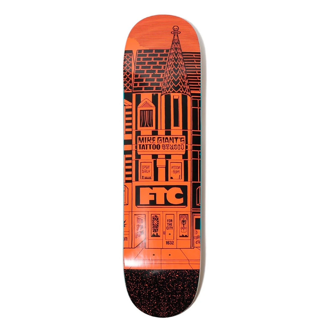 MIKE GIANT X FTC THE BLOCK ORANGE 8.375 スケートボード スケボー デッキ
