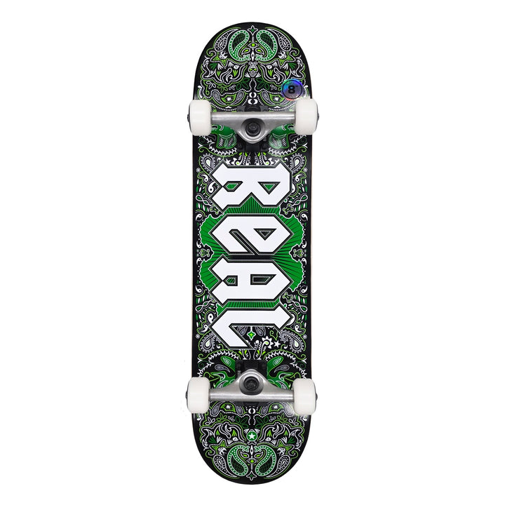 BANDANA GREEN 8.0 スケートボード スケボー コンプリート 完成組立品 セット