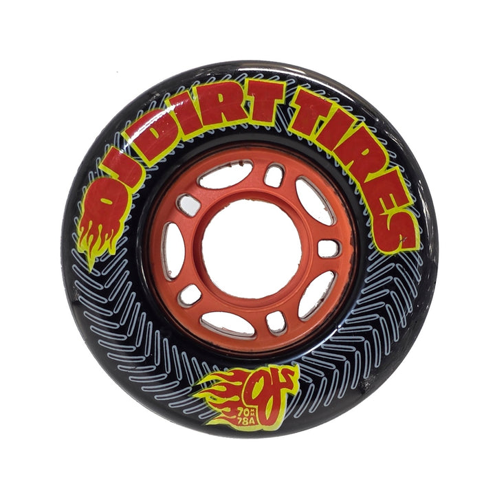 THUNDER JUICE DIRT TIRES BLK 70mm 78A スケートボード スケボー ウィール