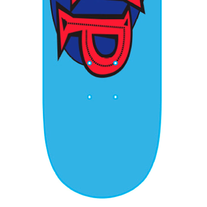 OVAL LOGO BLUE/RED 7.375 キッズサイズ スケートボード スケボー デッキ