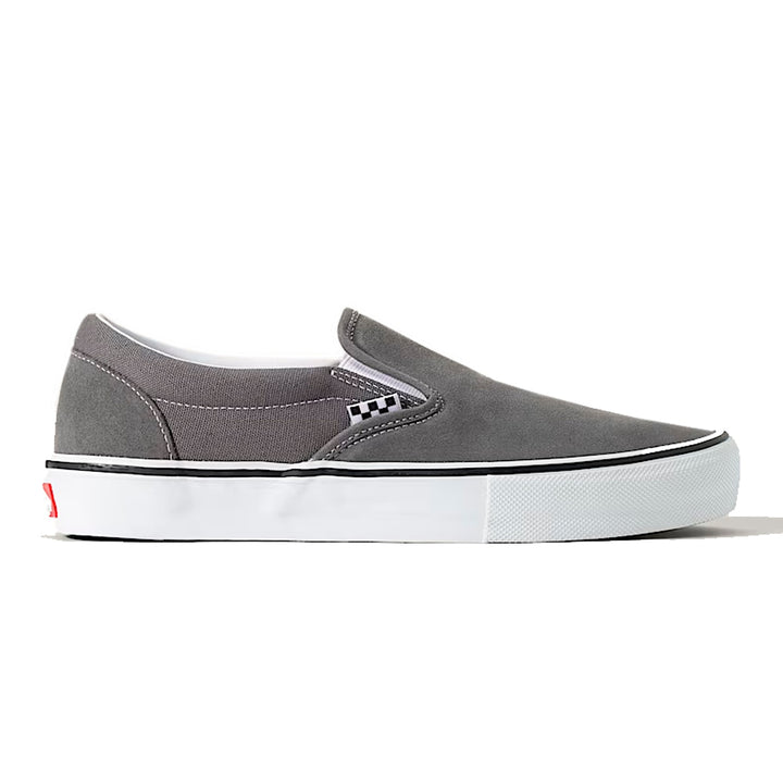 VANS SKATE SLIP-ON (スリッポン) PEWTER/WHITE